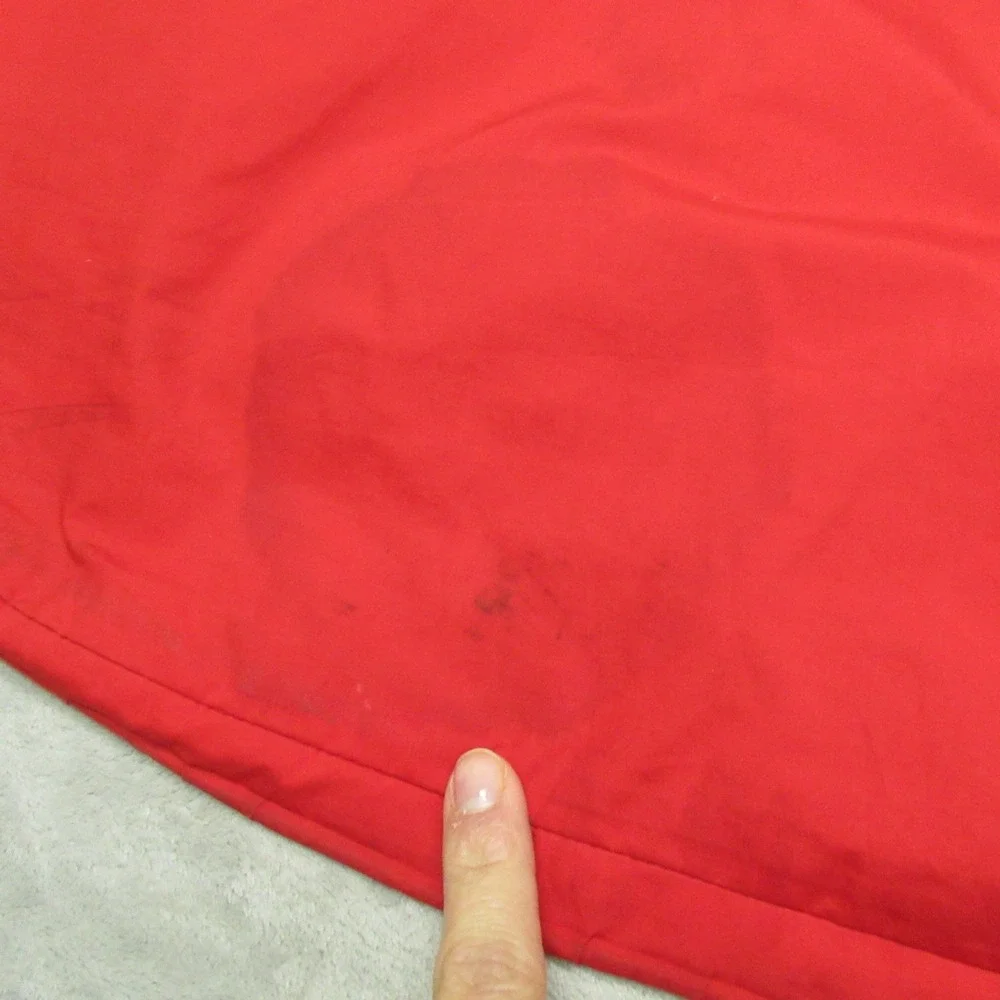 North‎ Face Jacket Mens XL Red Full Zip Mesh Lined Shell Rain Wind Layering VTG